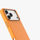 Levelo Iris Magsafe Liquid Silicone Case for iPhone 17 Pro/Pro MAX - Orange [O] - كفر حماية عالية - سيليكون - ايفون 17 برو / 17 بروماكس - ليفيلو - ماغ سيف