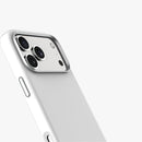 Levelo Iris Magsafe Liquid Silicone Case for iPhone 17 Pro/Pro MAX - Silver [O] - كفر حماية عالية - سيليكون - ايفون 17 برو / 17 بروماكس - ليفيلو - ماغ سيف