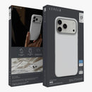 Levelo Iris Magsafe Liquid Silicone Case for iPhone 17 Pro/Pro MAX - Silver [O] - كفر حماية عالية - سيليكون - ايفون 17 برو / 17 بروماكس - ليفيلو - ماغ سيف