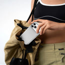 Levelo Iris Magsafe Liquid Silicone Case for iPhone 17 Pro/Pro MAX - Silver [O] - كفر حماية عالية - سيليكون - ايفون 17 برو / 17 بروماكس - ليفيلو - ماغ سيف