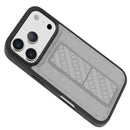 Levelo Morphix Cuero Gripstand Case iPhone17 Pro / Pro Max - Cloud Grey [O] - كفر حماية عالية - ليفيلو - ايفون 17 بروماكس / 17 برو - مع مسكه وستاند