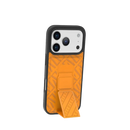 Levelo Morphix Cuero Gripstand Case iPhone17 Pro / Pro Max - Sunrise Orange [O] - كفر حماية عالية - ليفيلو - ايفون 17 بروماكس / 17 برو - مع مسكه وستاند