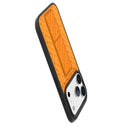 Levelo Morphix Cuero Gripstand Case iPhone17 Pro / Pro Max - Sunrise Orange [O] - كفر حماية عالية - ليفيلو - ايفون 17 بروماكس / 17 برو - مع مسكه وستاند