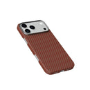 Levelo Sergei 1500D Aramid Fiber Case For iPhone 17 Pro/ProMax - Sunset [O] -  كفر حماية عالية - ليفيلو - فايبر - مقاوم للصدمات - ايفون 17 برو / 17 بروماكس - ماغ سيف