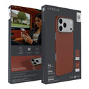 Levelo Sergei 1500D Aramid Fiber Case For iPhone 17 Pro/ProMax - Sunset [O] -  كفر حماية عالية - ليفيلو - فايبر - مقاوم للصدمات - ايفون 17 برو / 17 بروماكس - ماغ سيف