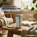 LePresso QuirkSip Insulated Tumbler with Double Wall Vacuum - Beige [O] - كوب حافظ للحرارة والبرودة - كفالة 12 شهر