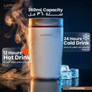 LePresso QuirkSip Insulated Tumbler with Double Wall Vacuum - Beige [O] - كوب حافظ للحرارة والبرودة - كفالة 12 شهر