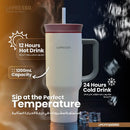 LePresso QuirkSip Insulated Tumbler with Double Wall Vacuum - Blake [O] - كوب حافظ للحرارة والبرودة - كفالة 12 شهر