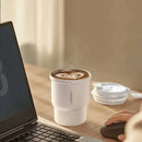 Lepresso Insulated Tumbler Hot & Cold Drinks 450ml - white [O] -كوب حافظ للحرارة والبرودة - كفالة 12 شهر