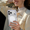 Levelo Clara Pro MagSafe Case for iPhone 18/17 Pro / Pro Max White - كفر حماية عالية - ماغ سيف - سلسلة ايفون 18/17 - ليفيلو