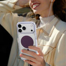 Levelo Clara Pro MagSafe Case for iPhone 18/17 Pro / Pro Max Burgundy - كفر حماية عالية - ماغ سيف - سلسلة ايفون 18/17 - ليفيلو