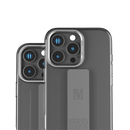 Levelo Graphia Case For iPhone16 Pro / Pro Max - Grey - كفر حماية عالية - ليفيلو - مع مسكة