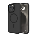 Levelo Matte Solo Case for iPhone 16 Pro / Pro Max - Black - كفر حماية عالية - ليفيلو -ماغ سيف