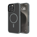 Levelo Matte Solo Case for iPhone 16 Pro / Pro Max - Gray - كفر حماية عالية - ليفيلو - ماغ سيف