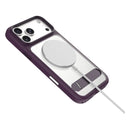 Levelo Matteo MagSafe MagSafe Case for iPhone 18/17 Pro / Pro Max Burgundy [O] - كفر حماية عالية + ستاند ماغ سيف - سلسلة ايفون 18/17 - ليفيلو