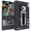 Levelo Morphix Clara Grip Case for iPhone 18Pro/Pro Max - كفر حماية عالية - ماغ سيف - سلسلة ايفون 18 - ليفيلو - شفاف