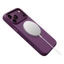 Levelo Iris Magsafe Liquide Silicone Case For iPhone 18/17 Pro/Pro Max - Burgundy - كفر حماية عالية - سليكون ماغ سيف - سلسلة ايفون 18/17 - ليفلو