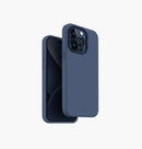 Uniq Hybrid Lino Hue MagSafe Case for iPhone 15/15 Plus/15 Pro/15 Pro MAX - Navy Blue [B] - كفر حماية عالية - يونيك - ماغ سيف