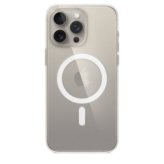 Clear Case with MagSafe - كفر ايفون مع ماغ سيف - شفاف