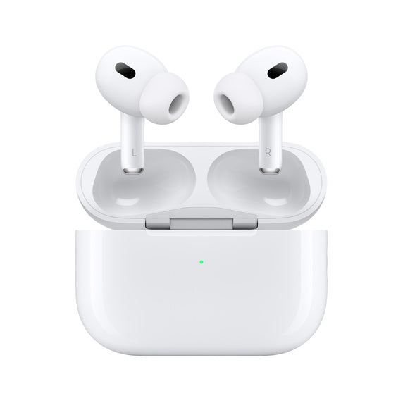 Apple AirPods Pro 2nd generation - USB‑C - MagSafe[F] - سماعة ابل - ايربودز برو 2 - منفذ الشحن تايب سي - مع علبة شحن ماغ سيف - كفالة 12 شهر