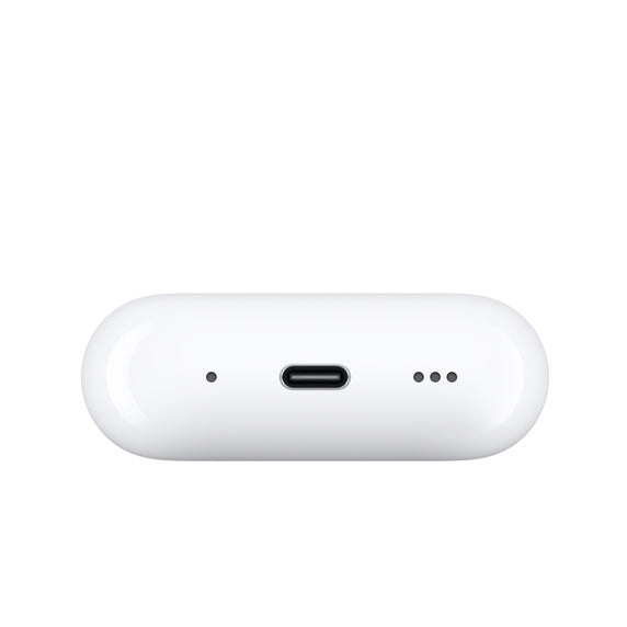 Apple AirPods Pro 2nd generation - USB‑C - MagSafe[F] - سماعة ابل - ايربودز برو 2 - منفذ الشحن تايب سي - مع علبة شحن ماغ سيف - كفالة 12 شهر