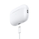 Apple AirPods Pro 2nd generation - USB‑C - MagSafe[F] - سماعة ابل - ايربودز برو 2 - منفذ الشحن تايب سي - مع علبة شحن ماغ سيف - كفالة 12 شهر