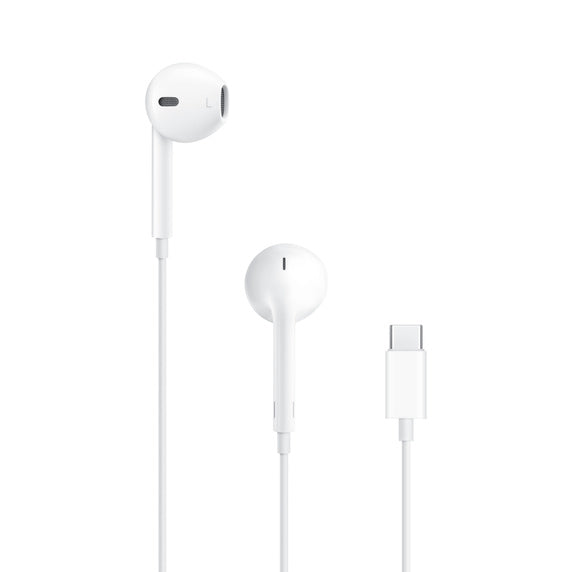 Apple EarPods with USB-C Connector سماعة ابل - الاصلية - منفذ شحن الجهاز تايب سي - لأجهزة أيفون  15 / 16 وأجهزة الأيباد برو - كفالة 12 شهر