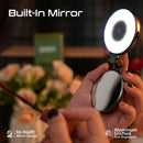 Promate MagSafe LED Ring Light 360° Rotatable Black [BO] - اضاءة - للتصوير + مراية - ماغ سيف - متوافقة مع جميع الاجهزة التي تدعم الماغ سيف