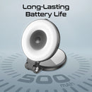 Promate MagSafe LED Ring Light 360° Rotatable Black [BO] - اضاءة - للتصوير + مراية - ماغ سيف - متوافقة مع جميع الاجهزة التي تدعم الماغ سيف