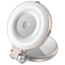Promate MagSafe LED Ring Light 360° Rotatable Rose Gold [BO] - اضاءة - للتصوير + مراية - ماغ سيف - متوافقة مع جميع الاجهزة التي تدعم الماغ سيف