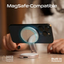 Promate MagSafe LED Ring Light 360° Rotatable Rose Gold [BO] - اضاءة - للتصوير + مراية - ماغ سيف - متوافقة مع جميع الاجهزة التي تدعم الماغ سيف