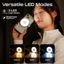 Promate MagSafe LED Ring Light 360° Rotatable Rose Gold [BO] - اضاءة - للتصوير + مراية - ماغ سيف - متوافقة مع جميع الاجهزة التي تدعم الماغ سيف