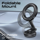 Promate MagGrip™ 360° Cradleless Foldable Magnetic Ring Smartphone Holde - Black [BO] - ستاند سيارة - بروميت - ماق سيف