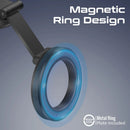 Promate MagGrip™ 360° Cradleless Foldable Magnetic Ring Smartphone Holde - Black [BO] - ستاند سيارة - بروميت - ماق سيف