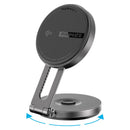Promate Car Charging Mount Magnetic Wireless 15W Qi2 - Black [BO] - ستاند سيارة + شحن التليفون - بروميت - ماق سيف