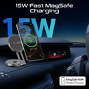 Promate Car Charging Mount Magnetic Wireless 15W Qi2 - Black [BO] - ستاند سيارة + شحن التليفون - بروميت - ماق سيف