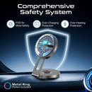 Promate Car Charging Mount Magnetic Wireless 15W Qi2 - Black [BO] - ستاند سيارة + شحن التليفون - بروميت - ماق سيف
