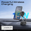 Promate 15W Versatile Ultra-Thin Cradleless Wireless Car Charger - Black [BO] - ستاند سيارة + شحن التليفون - بروميت - ماق سيف