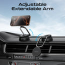 Promate 15W Versatile Ultra-Thin Cradleless Wireless Car Charger - Black [BO] - ستاند سيارة + شحن التليفون - بروميت - ماق سيف