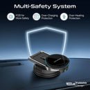 Promate 15W Versatile Ultra-Thin Cradleless Wireless Car Charger - Black [BO] - ستاند سيارة + شحن التليفون - بروميت - ماق سيف
