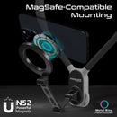 Promate MagSafe Neckband for Phone Black [BO]  - ستاند - رقبه - متوافق مع اجهزة ماق سيف