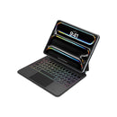 Smartix Magnetic Backlit KB with Trackpad for iPad Pro 11" M4/13 Pro M4 - كفر ايباد + كيبورد - لوحة مفاتيح عربي / انجليزي