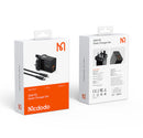 Mcdodo CH-130 | 20W PD Fast Charger | Dual Ports (Type-C & USB) - Black [H]- بلاك شاحن حائط + سلك شحن ايفون - كفالة 12 شهر