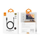 Mcdodo Type-C to HDMI Cable Real 4K High Resolution 2M - Black [O]- وصلة تلفزيون لاجهزة الاندرويد - تايب سي - من الجهاز الى التلفزيون مباشرة