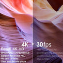 Mcdodo Type-C to HDMI Cable Real 4K High Resolution 2M - Black [O]- وصلة تلفزيون لاجهزة الاندرويد - تايب سي - من الجهاز الى التلفزيون مباشرة