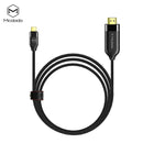Mcdodo Type-C to HDMI Cable Real 4K High Resolution 2M - Black [O]- وصلة تلفزيون لاجهزة الاندرويد - تايب سي - من الجهاز الى التلفزيون مباشرة