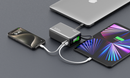NEO Power Bank 25000 mAh with type-C Cable 100W with TFT Dynamatic LED power display [b] - بطارية متنقلة - برودو - سعة 25000 - سلك شاحن تايب سي - 1 منفذ تايب سي - 1 منفذ يو اس بي - شاشة رقمية - قوة 100واط - كفالة 24 شهر