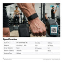 Pawa SprintFit Screenless Fitness Smart Bracelet - Black [O] - سوار ذكي - متابعة الصحة + النشاط البدني - كفالة 24 شهر
