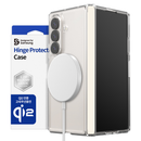 Araree Duple 360 Magsafe Cover For Z Fold 8 Ultra-Clear Cream [BU] - كفر سامسونج  - حماية عالية - ماق سيف