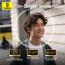 Baseus Eli 2i Fit Open-Ear True Wireless Earbuds - Cosmic Black [D]  - سماعة رياضيه - بيسوس - بلوتوث - كفاله 12 شهر